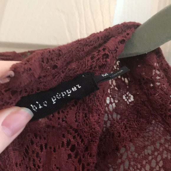 red dress - lace at top - Picture 4 of 4